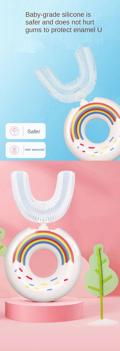 Baby Soft Silicone Doughnut Sensory Toothbrush Tool - Sensory Kids