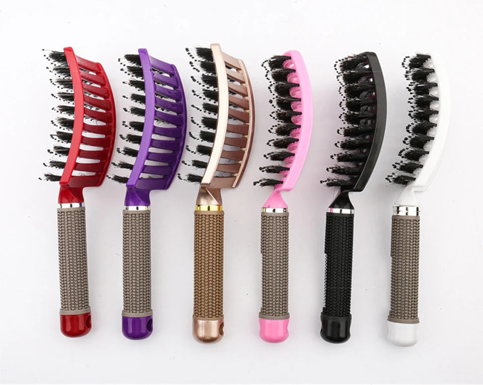 Bristle & Nylon Detangling Sensory Hairbrush - Sensory Kids