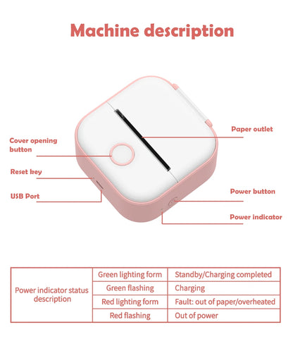 Portable Bluetooth Pocket Thermal Printer That Every Students Need