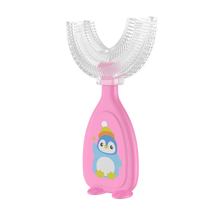 Soft 360° U-Shaped Toothbrush Oral Care Brush for Toddlers and Kids
