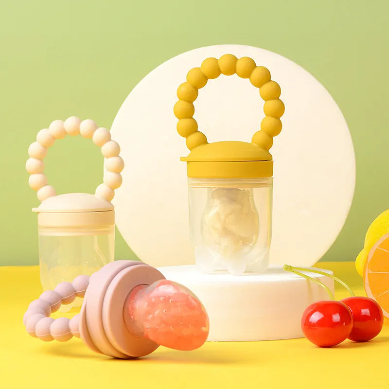 Baby Pacifier Fruit Feeder Nursing Toddler Teething Toys Silicone - Sensory Kids