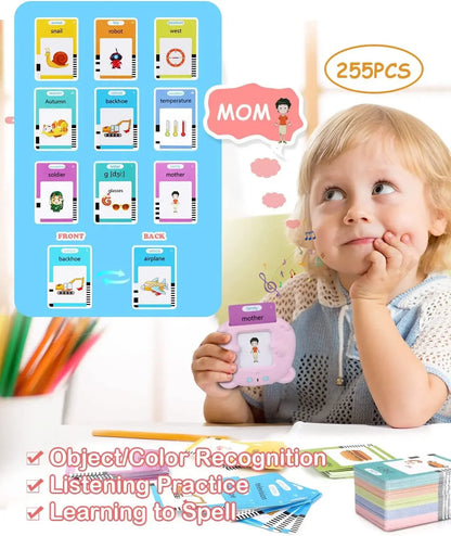 Talking Flash Cards Learning Funny Toy - Sensory Kids