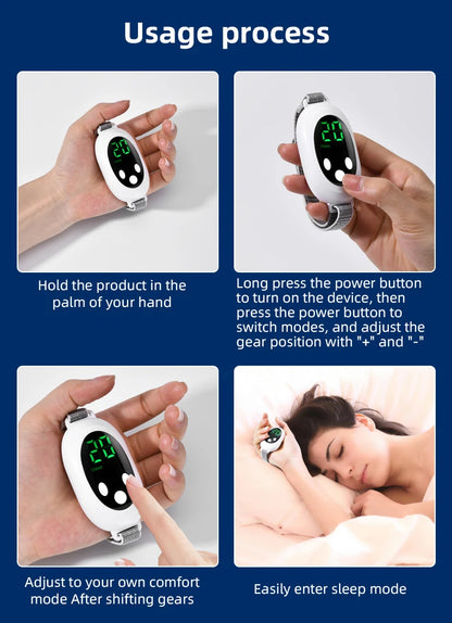 Calming Sleep Aid EMS Pulse Massager for Kids and Adults - 20 Intensity Levels for Relaxation Better Rest & Sleep Support