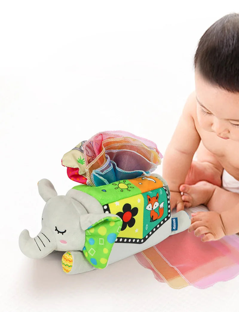 Sensory Toy Magic Tissue Box for Babies and Toddlers - Sensory Kids