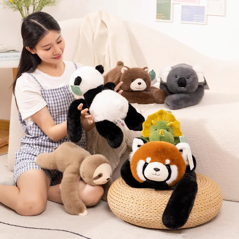 Kawaii Long Arm Animal Plush Pillow – Soft Stuffed Toy for Kids, Hugging Pillow & Gift