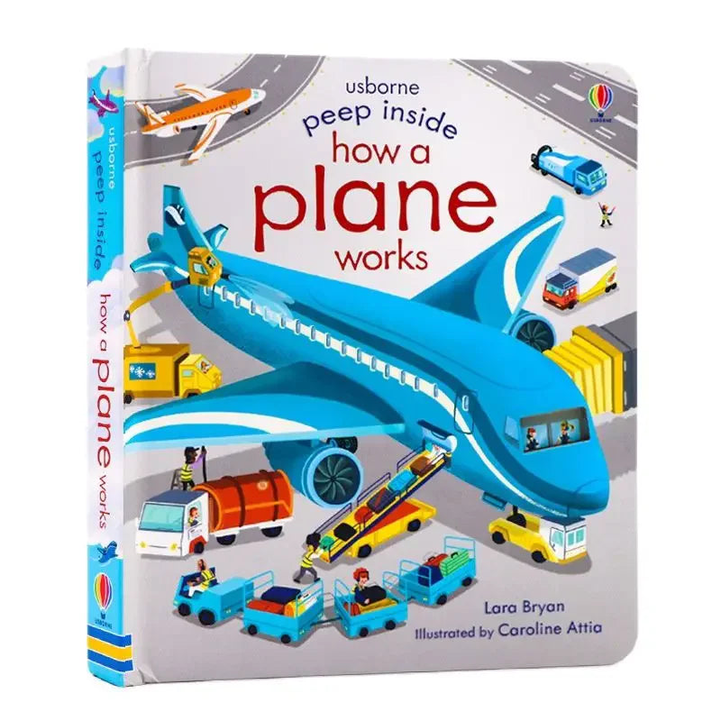 Interactive 3D Flap Educational English Board Book for Kids