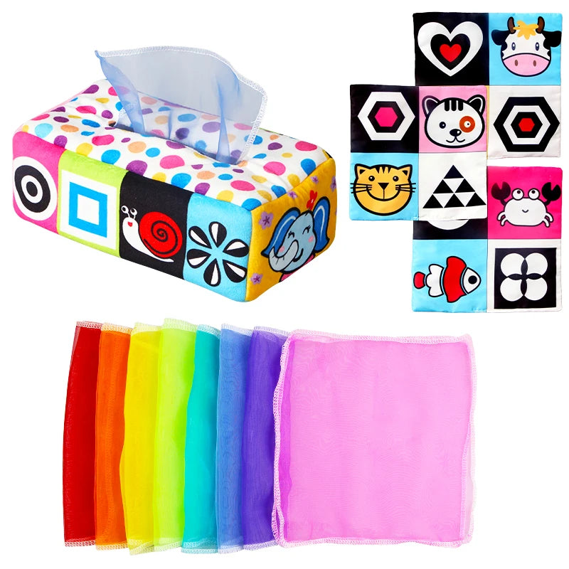 Sensory Magic Tissue Box Baby Toys - Sensory Kids