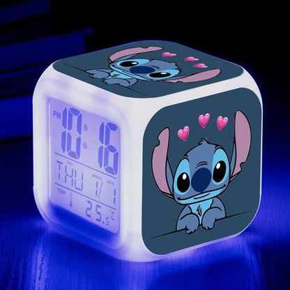 Disney Lilo Stitch Alarm Clock Growing LED - Sensory Kids