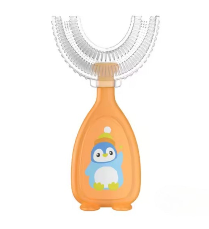 Soft 360° U-Shaped Toothbrush Oral Care Brush for Toddlers and Kids