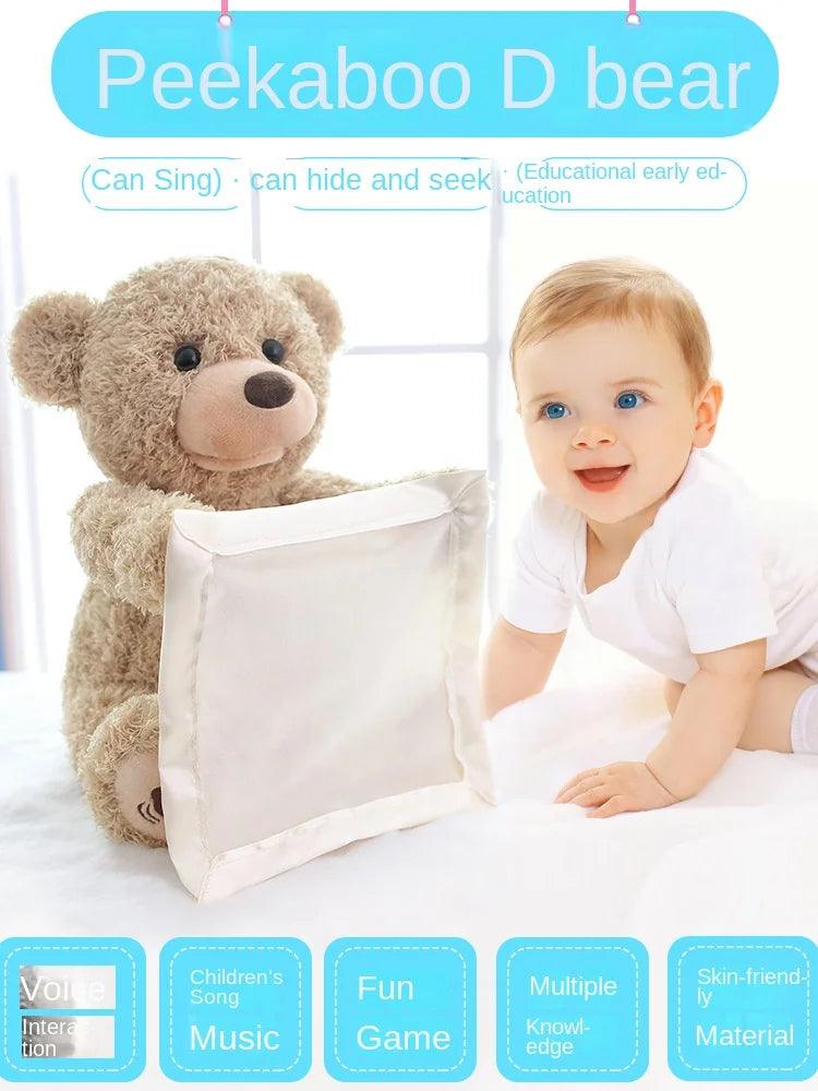 The peek-a-boo Shy Bear for kids - Sensory Kids