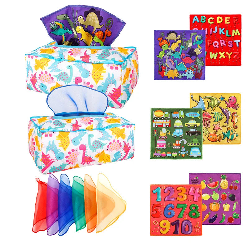 Sensory Magic Tissue Box Baby Toys - Sensory Kids