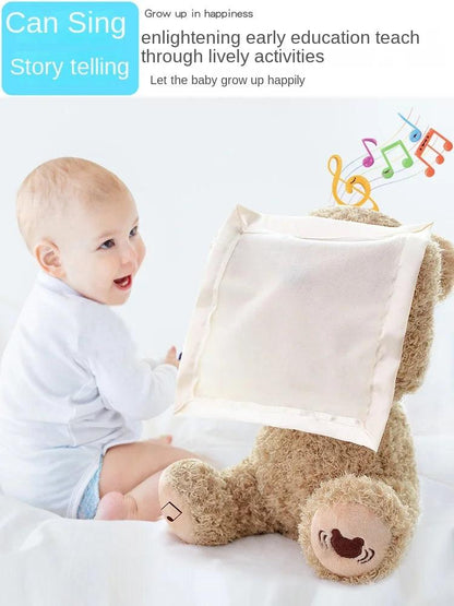 The peek-a-boo Shy Bear for kids - Sensory Kids