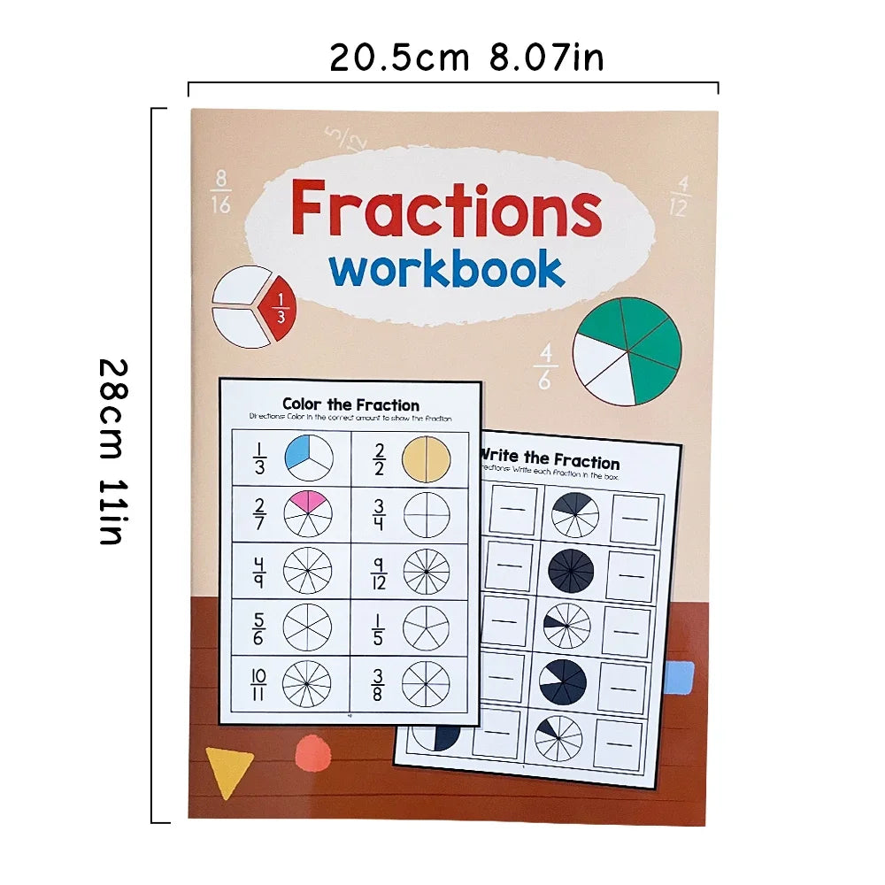 Montessori Fraction Learning Workbook