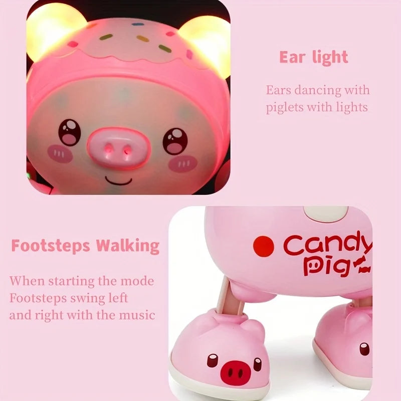 Electronic Pets Pig Dancing Toy Smart Doll Plastic - Sensory Kids