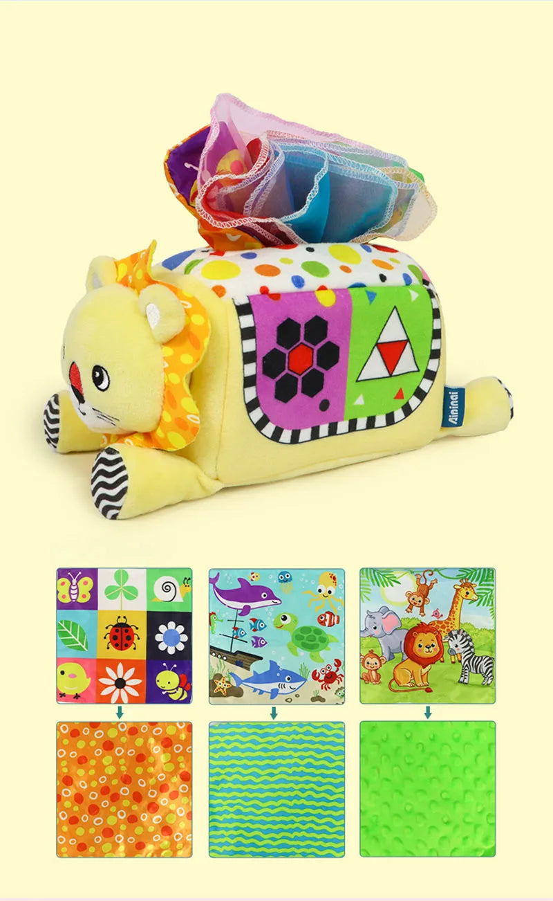 Sensory Toy Magic Tissue Box for Babies and Toddlers - Sensory Kids