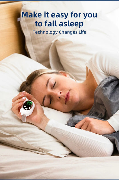 Calming Sleep Aid EMS Pulse Massager for Kids and Adults - 20 Intensity Levels for Relaxation Better Rest & Sleep Support