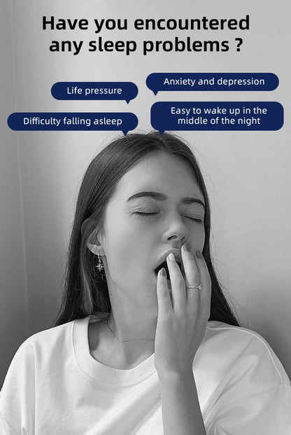 Calming Sleep Aid EMS Pulse Massager for Kids and Adults - 20 Intensity Levels for Relaxation Better Rest & Sleep Support