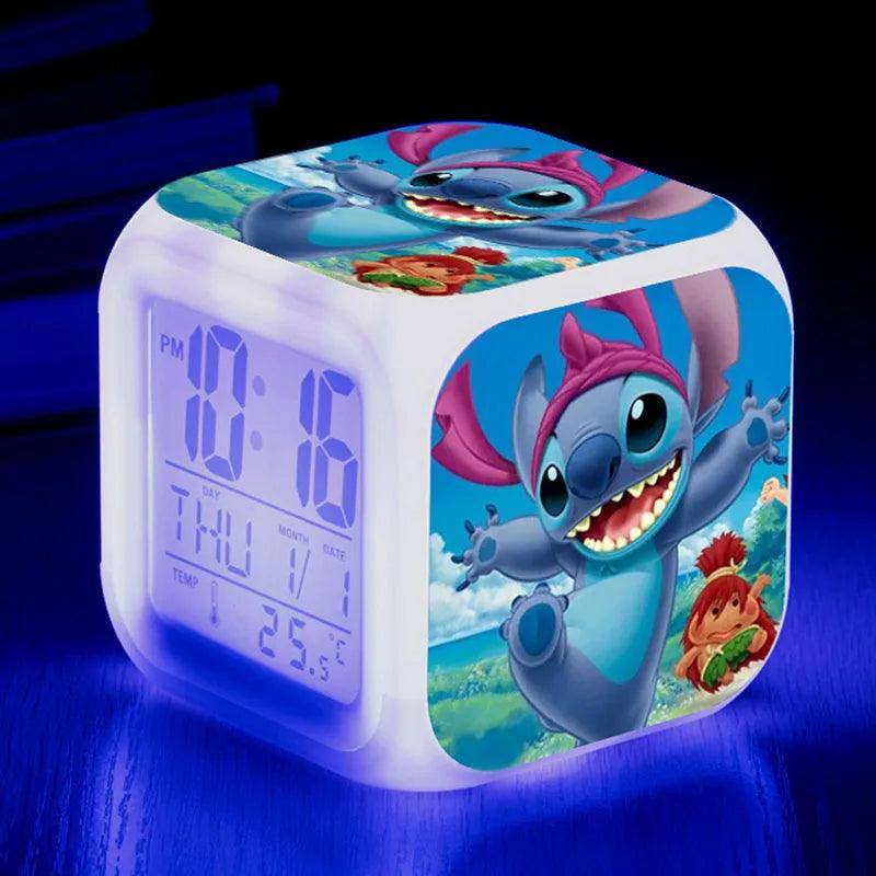 Disney Lilo Stitch Alarm Clock Growing LED - Sensory Kids