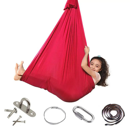 Calming hideaway with Cuddle Sensory Swing for Children