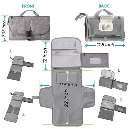 Baby Portable Diaper Changing Pad