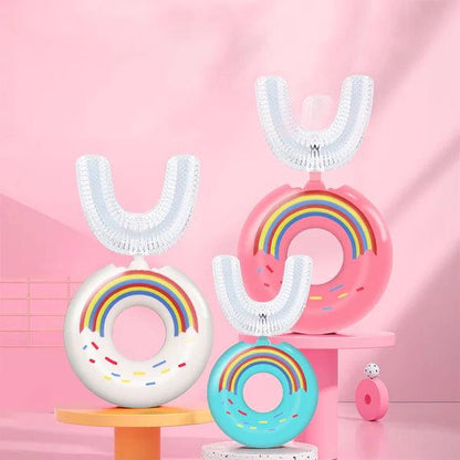 Baby Soft Silicone Doughnut Sensory Toothbrush Tool - Sensory Kids