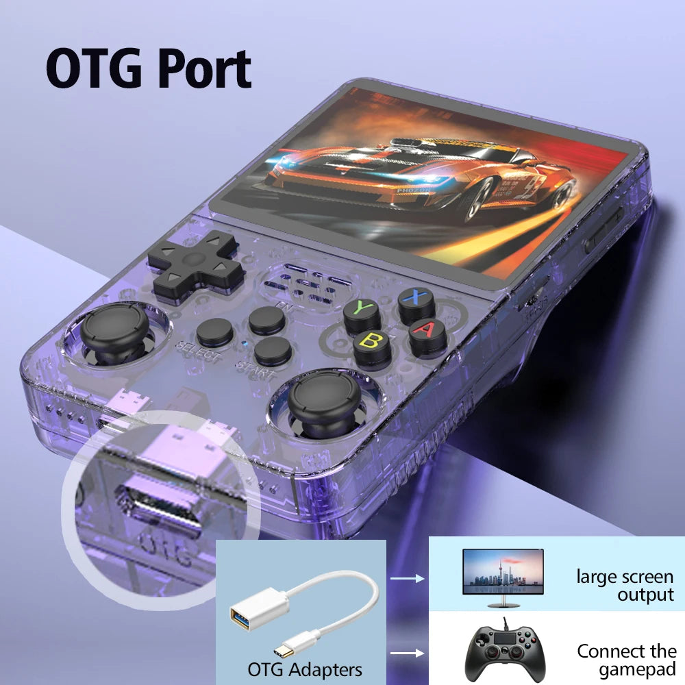 All-in-One Retro Game Play Console – 3.5-Inch IPS Screen Video Game Player for Kids and Adults