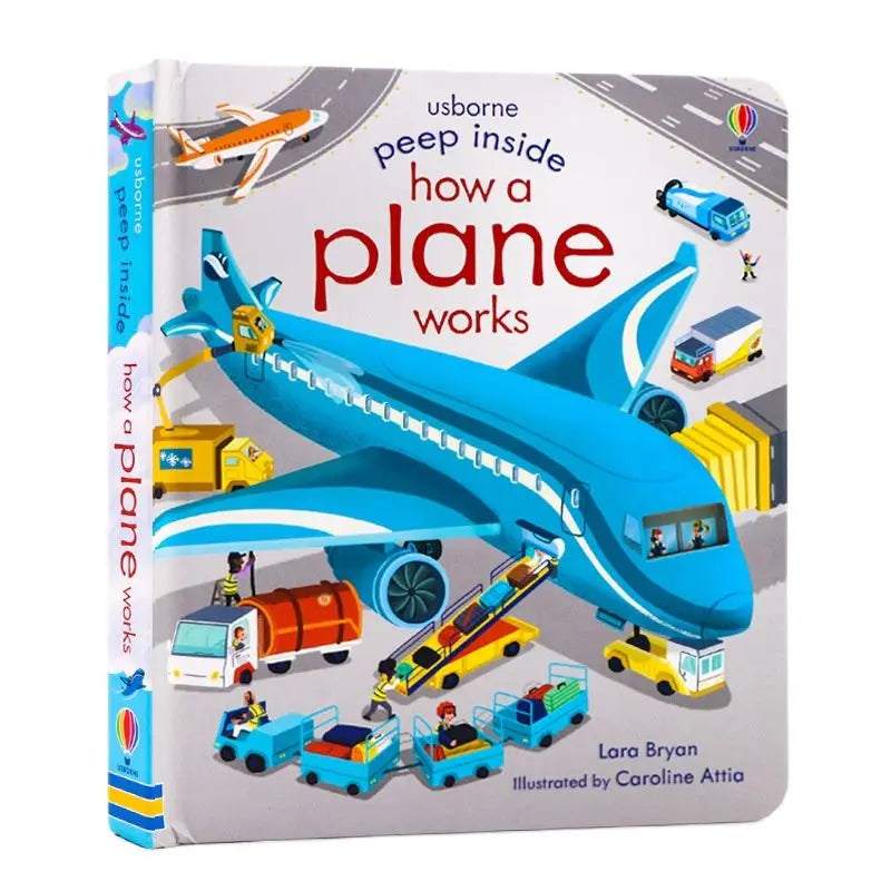 Interactive 3D Flap Educational English Board Book for Kids