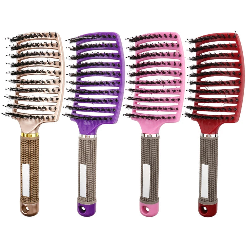 Bristle & Nylon Detangling Sensory Hairbrush - Sensory Kids