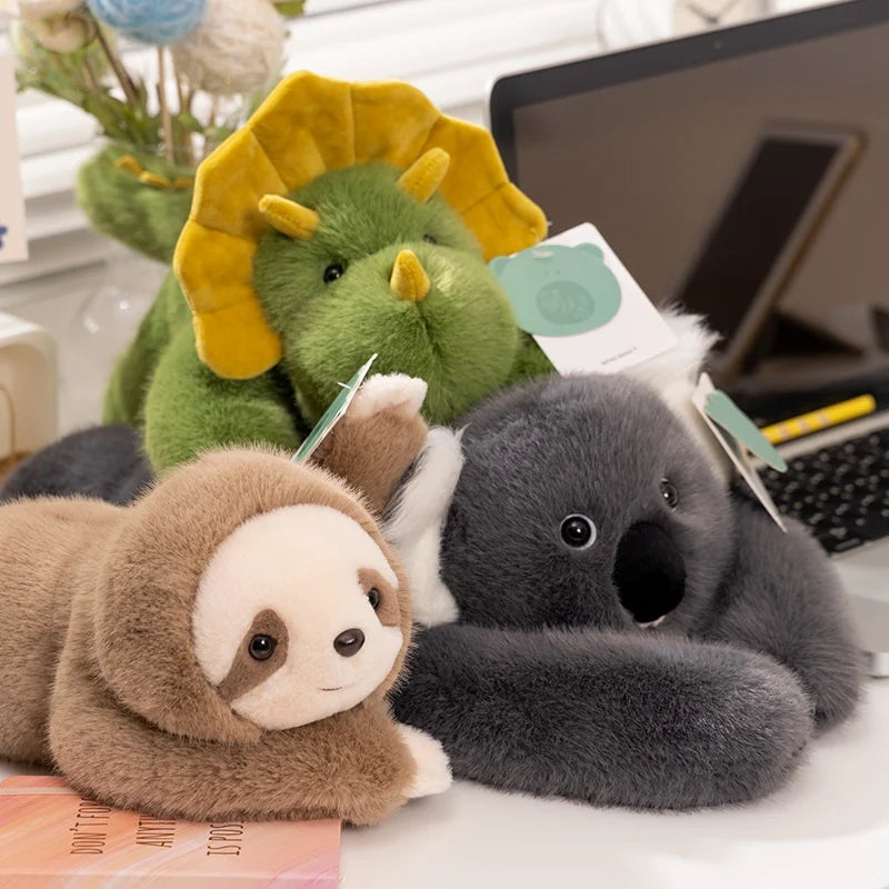 Kawaii Long Arm Animal Plush Pillow – Soft Stuffed Toy for Kids, Hugging Pillow & Gift