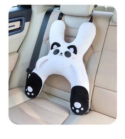 Kids Car Neck Pillow – Seat Belt Support Pillow for Comfortable Sleeping During Long Trips