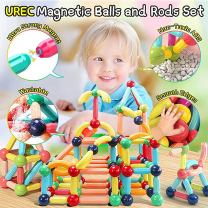 Montessori Magnetic Pieces Puzzle for Children