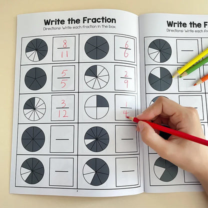 Montessori Fraction Learning Workbook