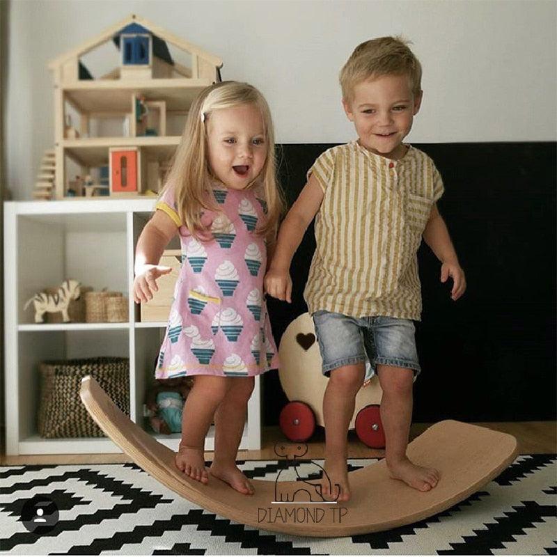 Kids Wooden Yoga Board