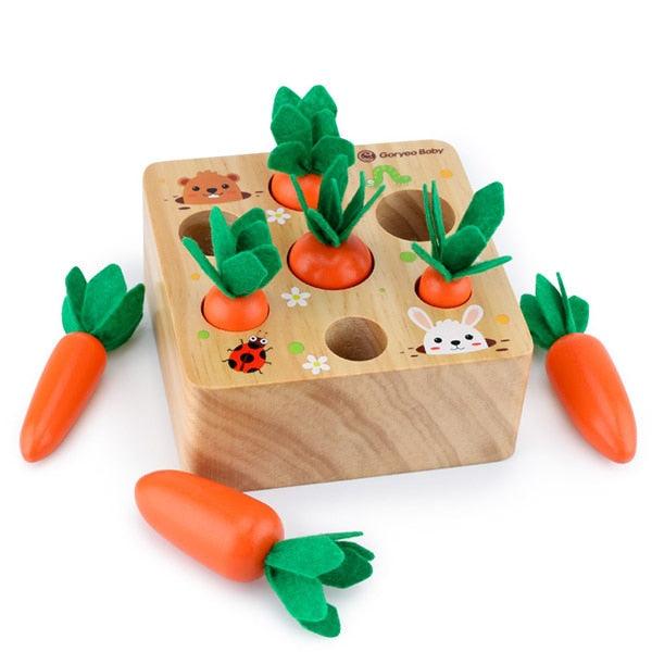 Carrot Harvest Toy for Fine Motor Skills