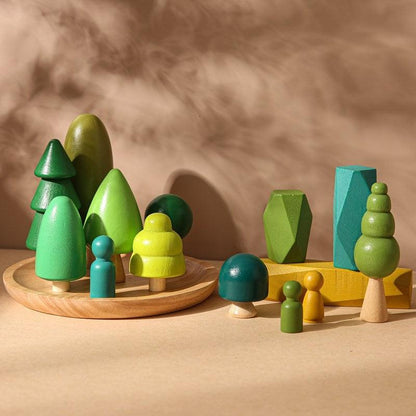 Wooden Montessori Tree Simulation Set