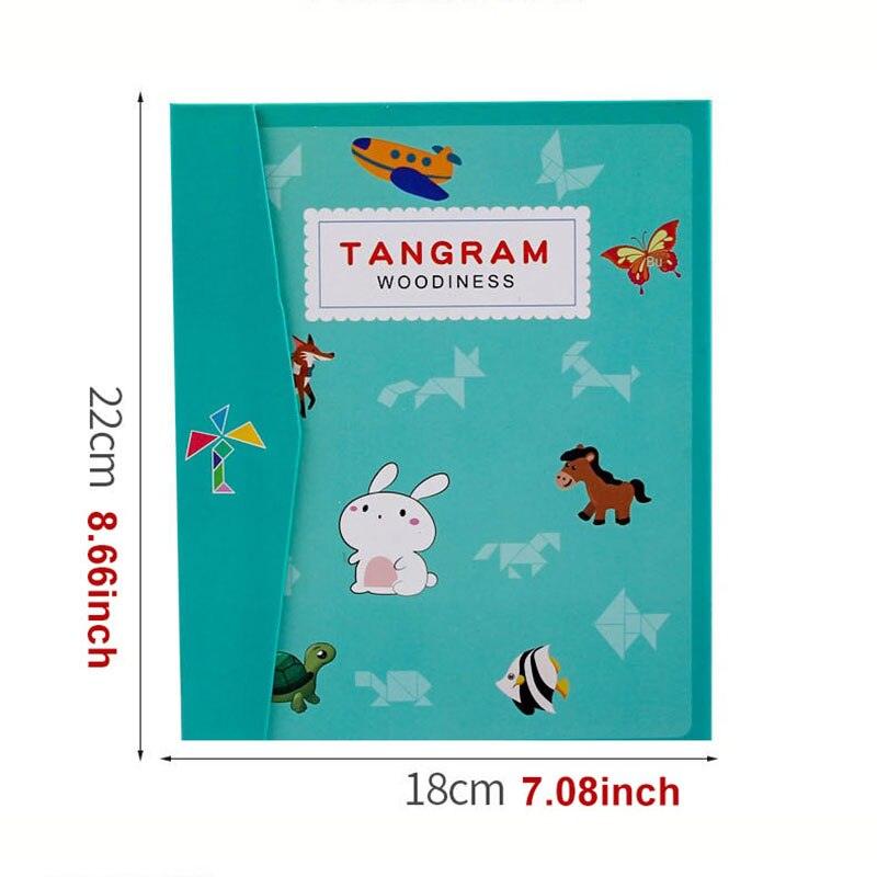 Tangram Educational Magnet Board for Travel