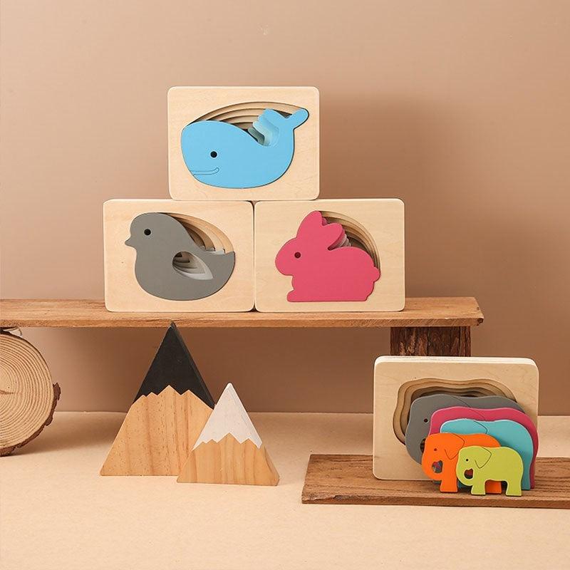 3D Animal Puzzles for Cognitive Development