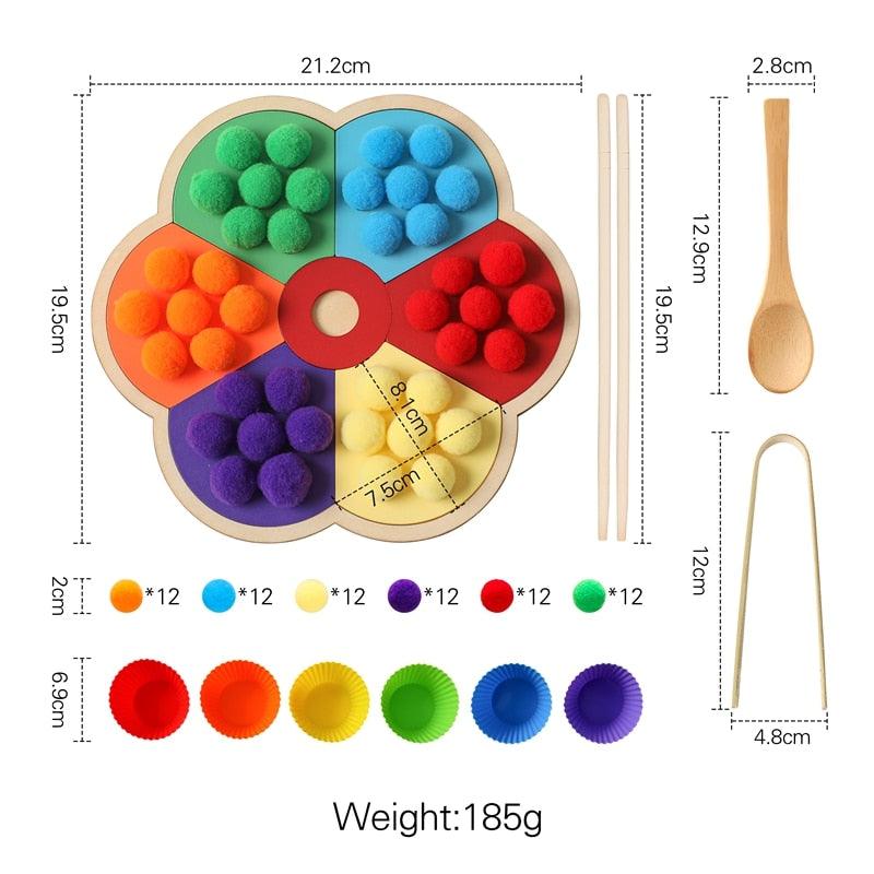 Flower Colour Sorting Toy - Sensory Kids