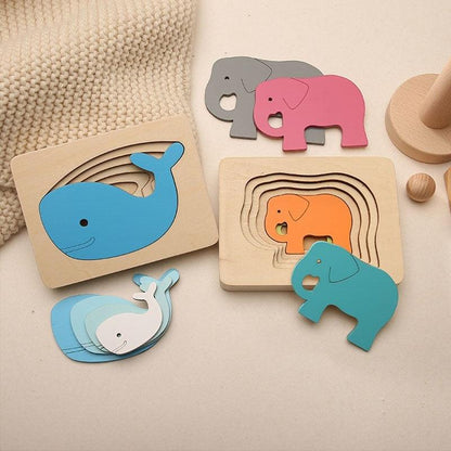 3D Animal Puzzles for Cognitive Development