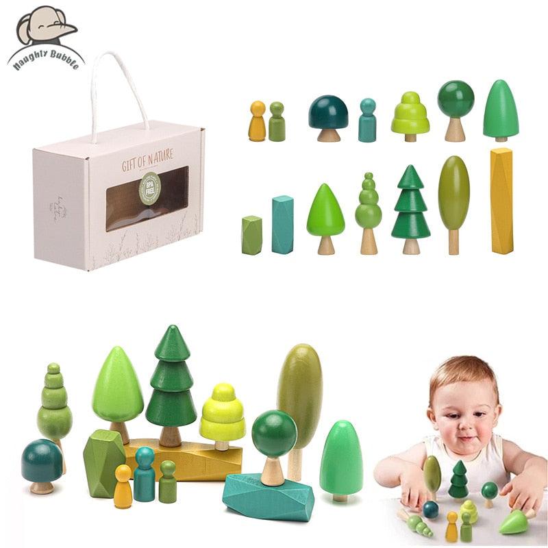 Wooden Montessori Tree Simulation Set