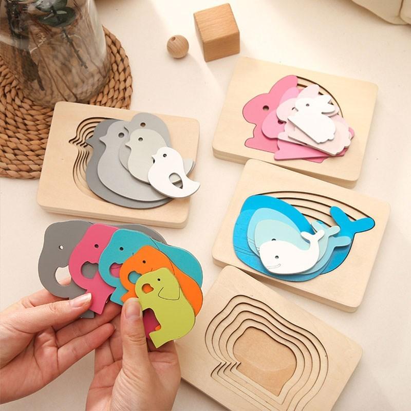 3D Animal Puzzles for Cognitive Development