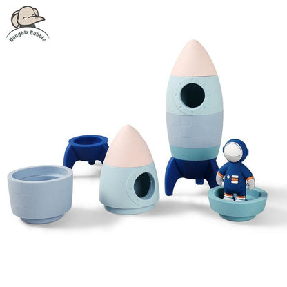 Rocket Ship Stacker Toy, Sensory Kids, Sorting & Stacking Toys