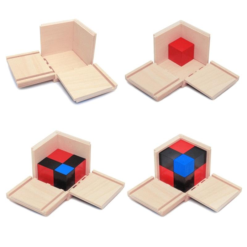 Montessori Binomial Cube Set - Sensory Kids